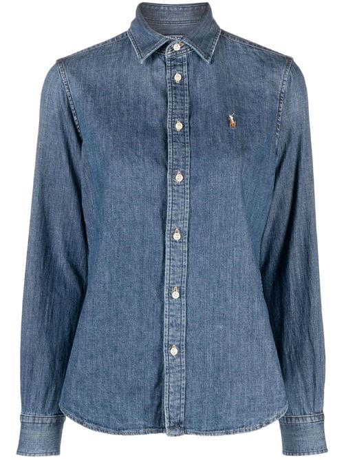 Camicia in denim Slim-Fit Polo Ralph Lauren | 211899526001